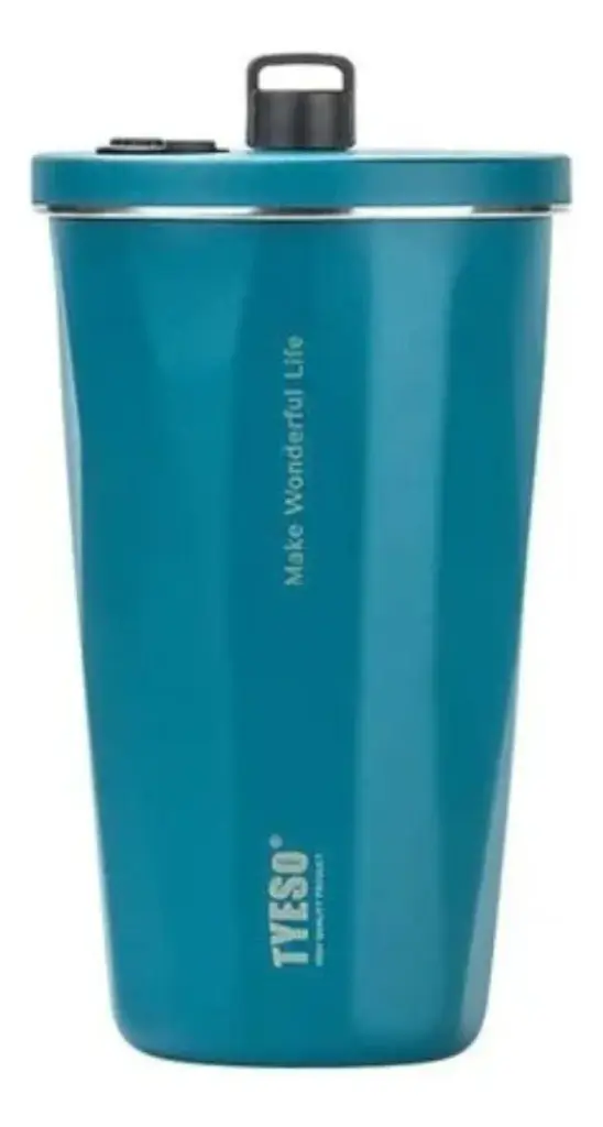 Vaso Térmico Tyeso 600 Ml Con Sorbete Retráctil